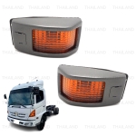 ไฟเลี้ยวข้างประตู ข้างซ้าย+ขวา 2 ชิ้น สีส้ม สำหรับ Hino Mega Ranger 500/MEGA/700/PROFIA ปี 2001-2017